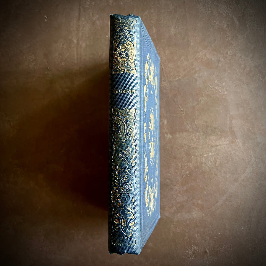 Le Magasin des Enfas ou Dialogues D’Une Sage Gouvernante Avec Ses Eleves  — Mme Leprince de Beaumont | Mid-19th Century French Edition | 2 Volumes in 1 | Fine Gilt-Decorated Binding