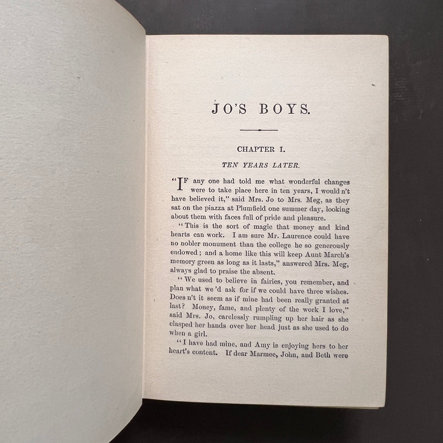 1905 - Louisa M. Alcott’s - Jo’s Boys