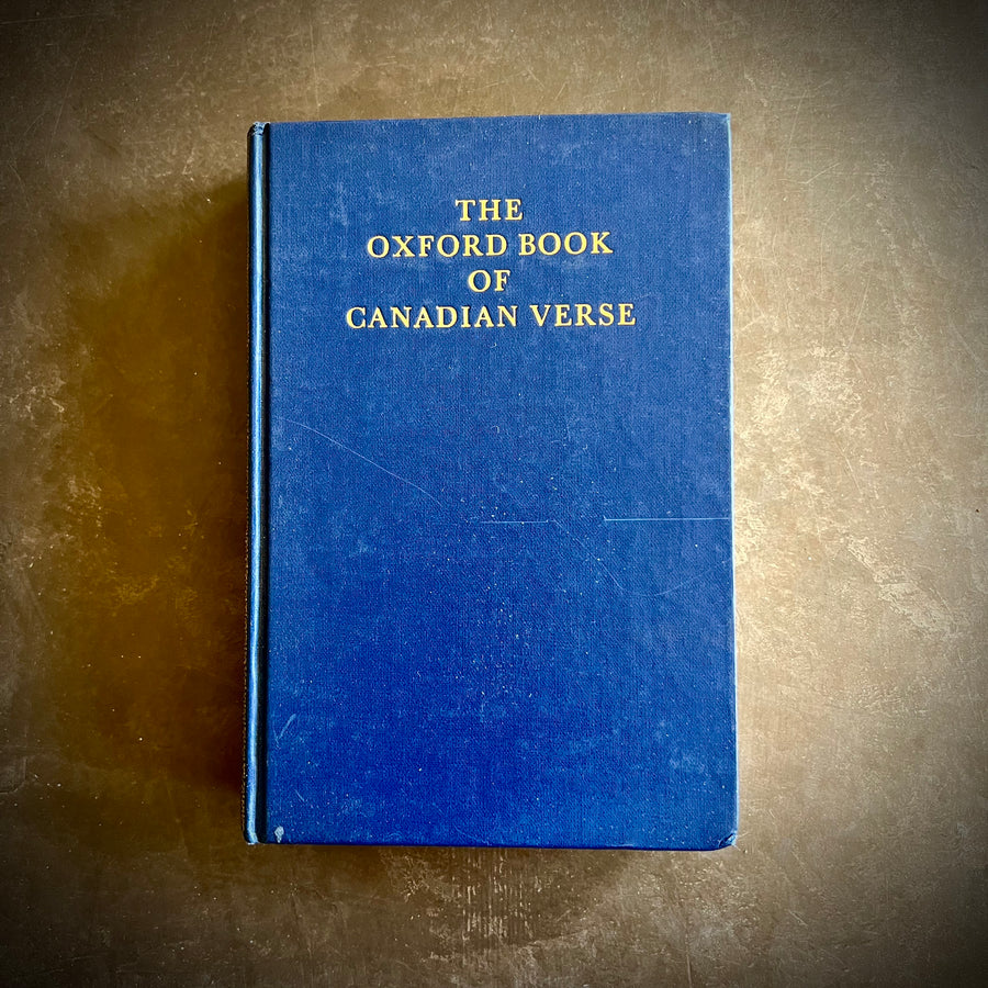 1960 - The Oxford Book of Canadian Verse In English and French