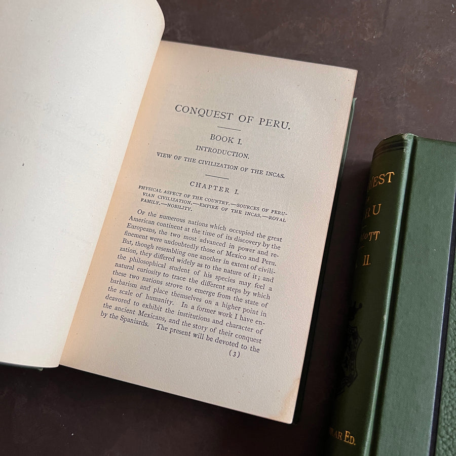 History of the Conquest of Peru — 2 Volume Set (1883)