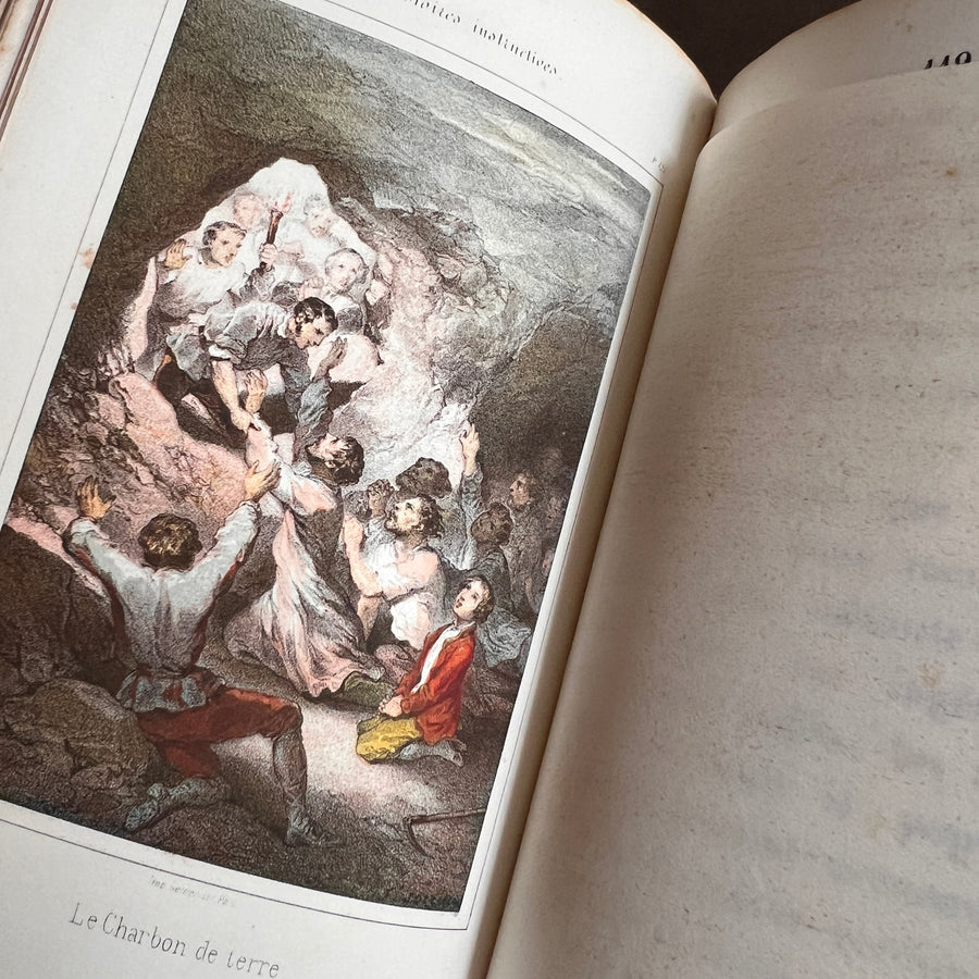 Histoires Instructives pour les Enfants | 1852 | Hand-colored Illustrations