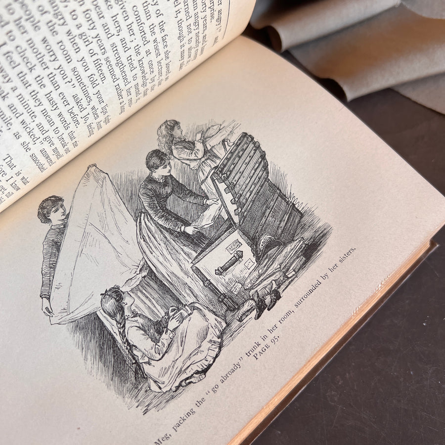 Louisa M. Alcott Novels in Brown— Each Sold Individually