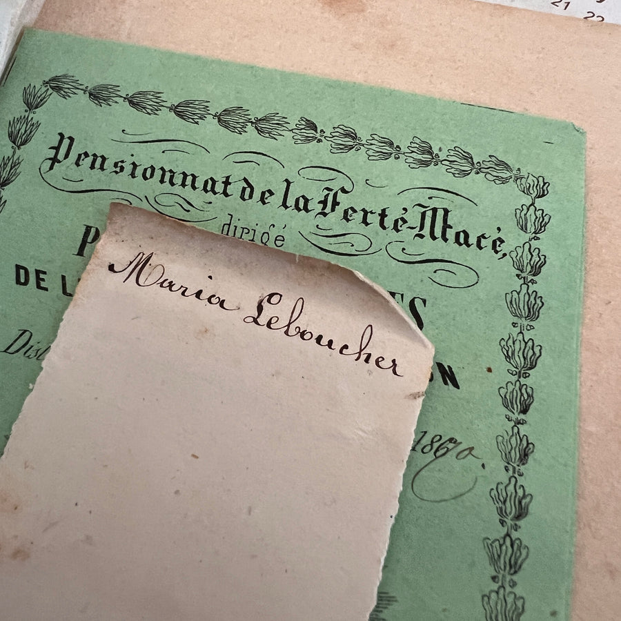 Anecdotes Chrétiennes (Christian Anecdotes) by L’Abbé Reyre, c.1860 —  Teal French Cartonnage Binding