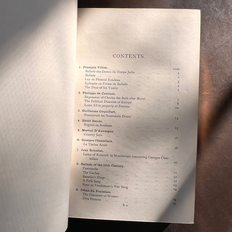 Specimens of French Literature from Villon to Hugo | First Edition | 1883, Clarendon Press Prize Binding