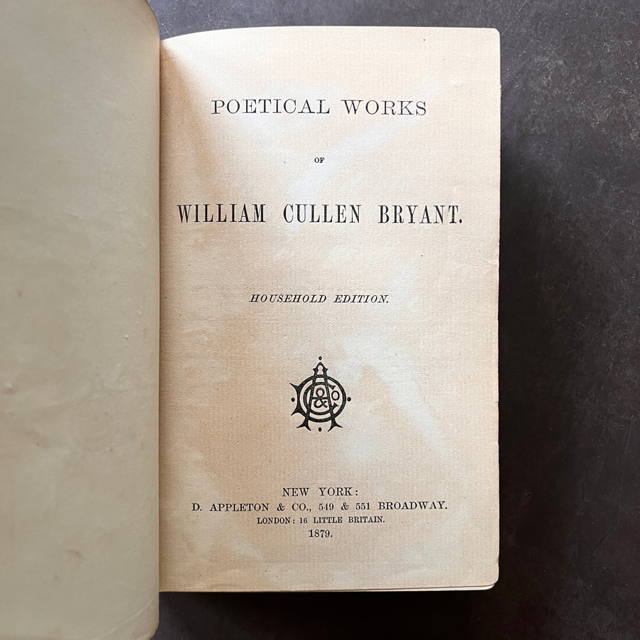 1879 - Poetical Works of William Cullen Bryant