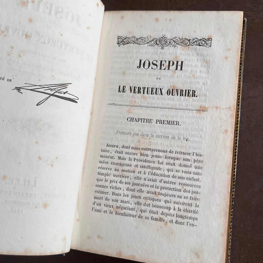 Joseph ou le Vertueux Ouvrier by Abbe Petit | 1848