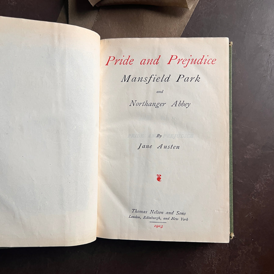 1903 - Pride & Prejudice, Mansfield Park, & Northanger Abbey