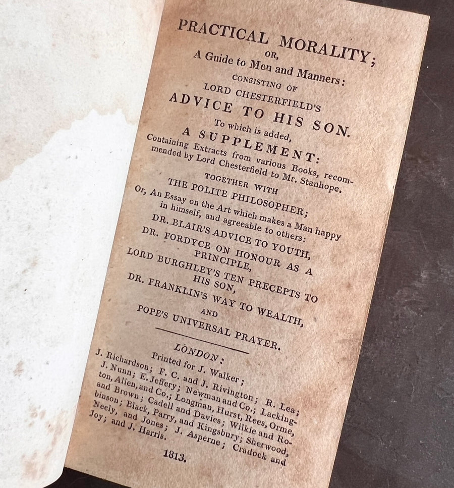 1813 - Practical Morality; Or A Guide To Men and Manners