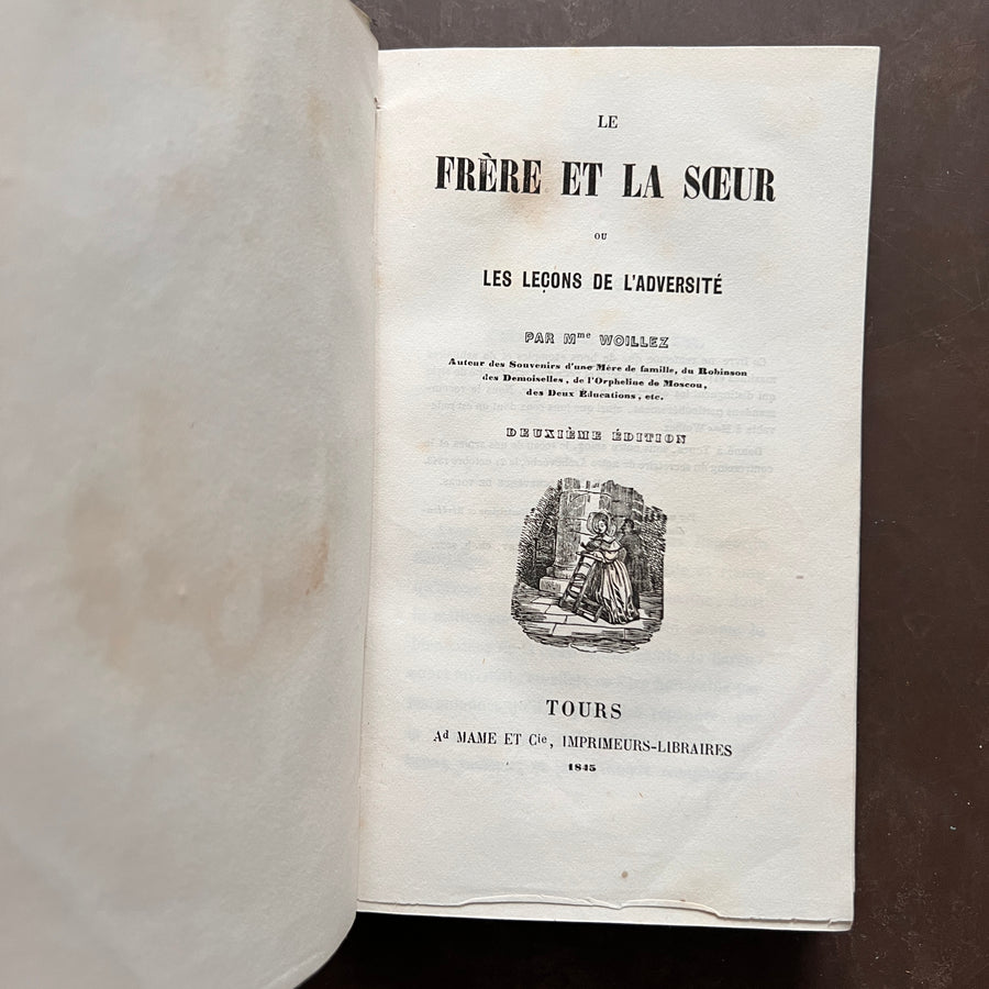 1845 - Le Frere et la Soeur ou les Lecons de L’Adversite
