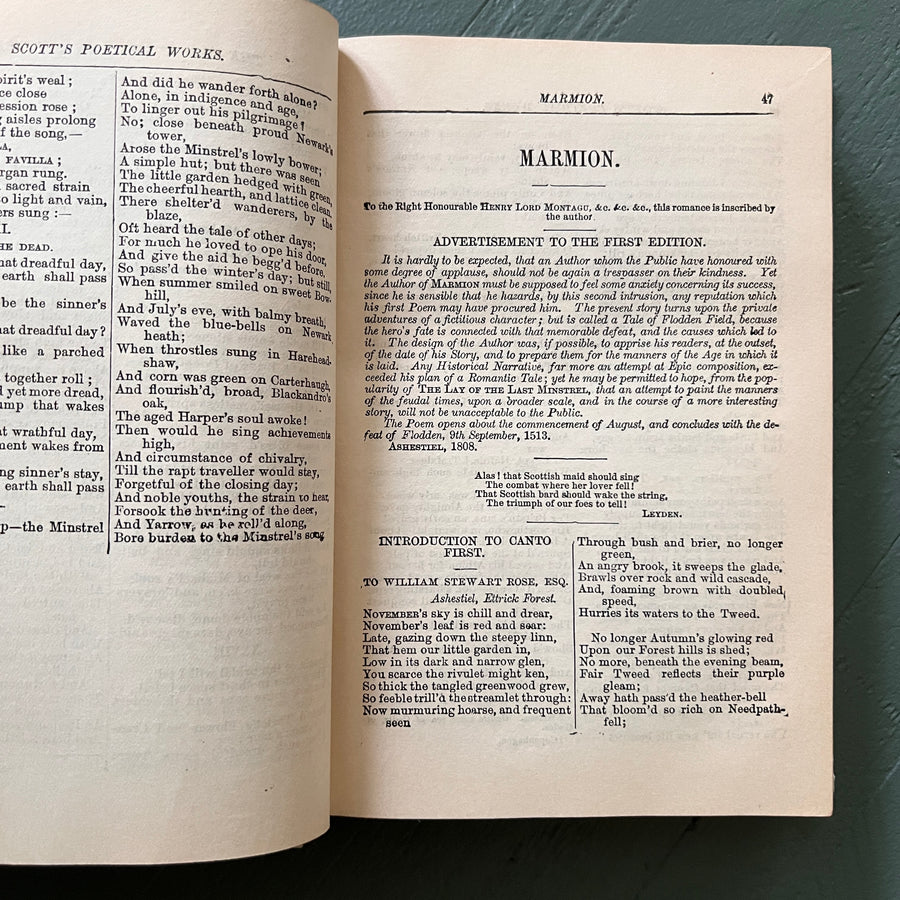 c.1885 - The Poetical Works of Sir Walter Scott