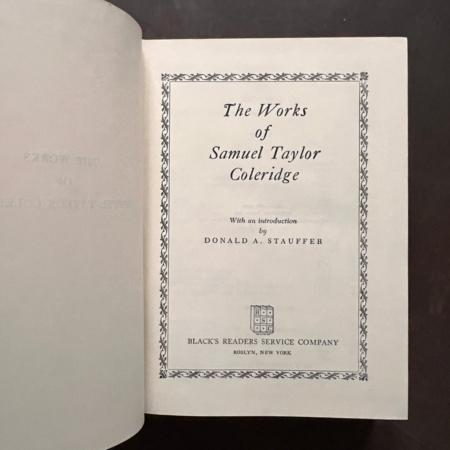 1950 - The Works of Samuel Taylor Coleridge