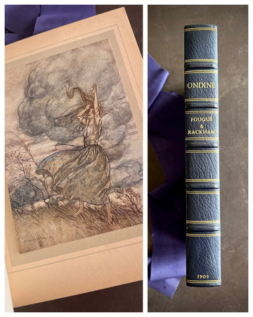 Undine | 1909 First Rackham Edition (Trade) | Illustrated by Arthur Rackham | Rebound in a Fine Leather Binding | Rare