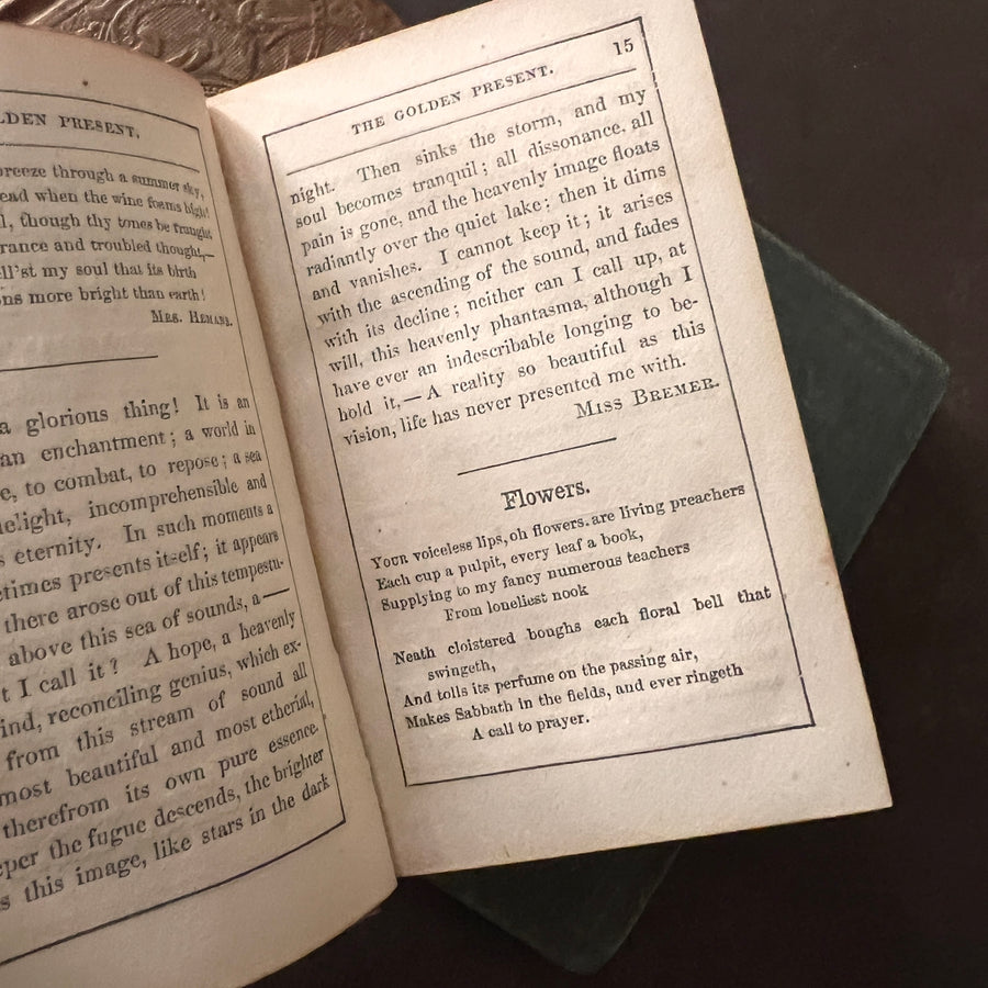 Victorian Miniature Books – 19th-Century Gilt Gift Volumes of Poetry & Sentiment (1840s)