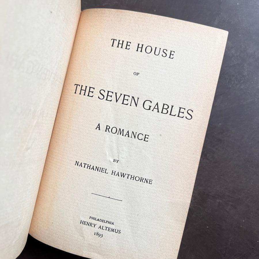 1893 - The House of Seven Gables