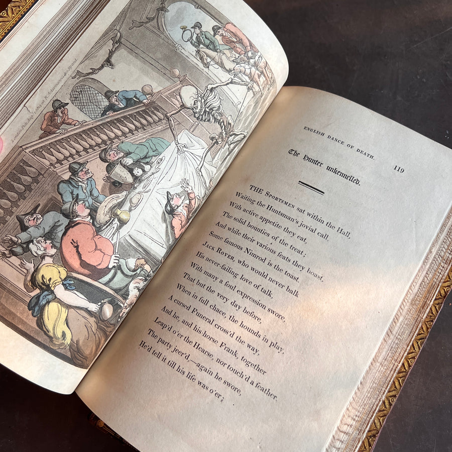 The English Dance of Death (1815-1816), First Edition) | Illustrated by Thomas Rowlandson