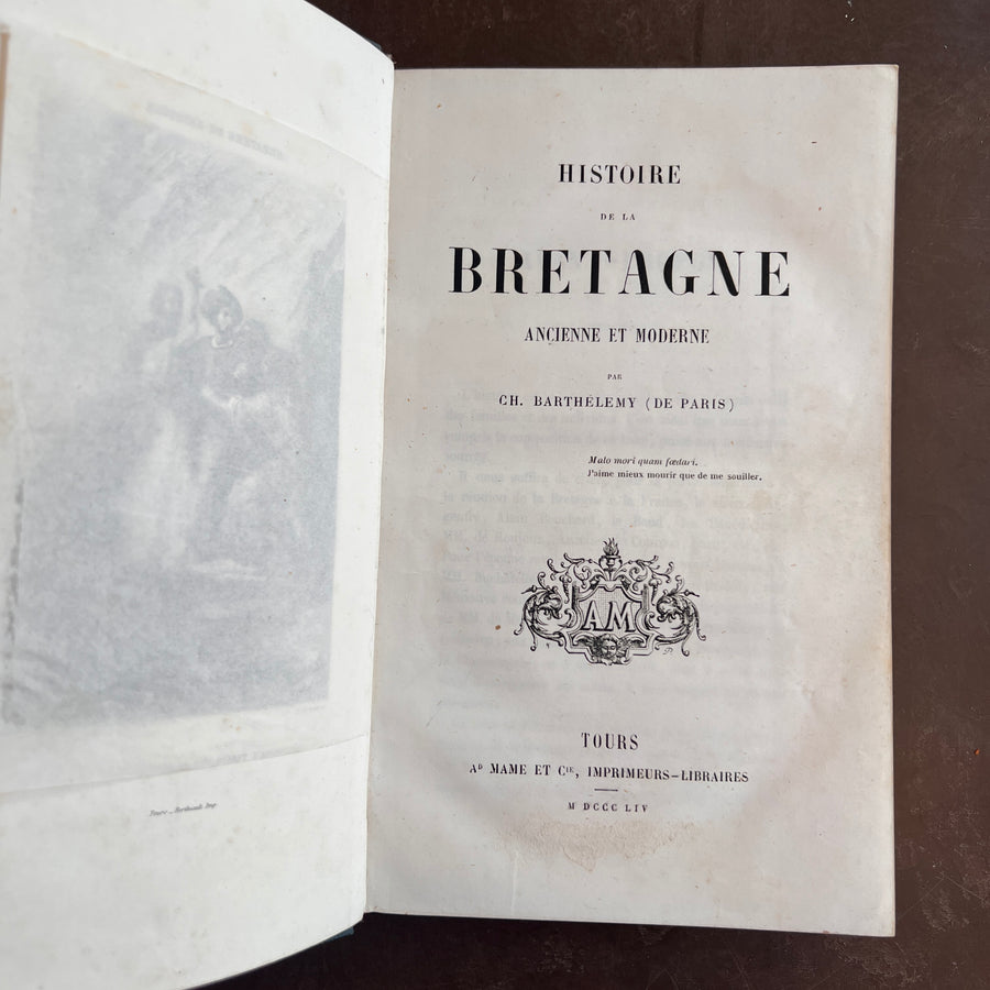 Histoire de la Bretagne Ancienne et Moderne by Ch. Barthélemy | 1854