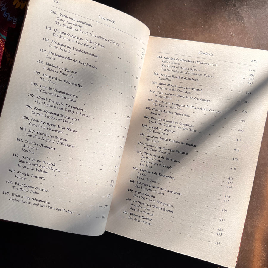 Specimens of French Literature from Villon to Hugo | First Edition | 1883, Clarendon Press Prize Binding