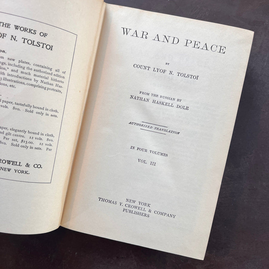 1889 - War and Peace