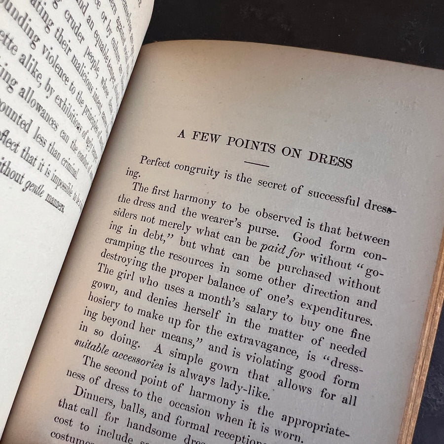 Etiquette: An Answer to the Riddle— When? Where? How? (1900)