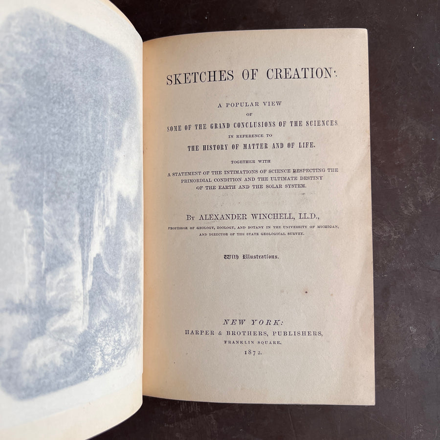 1872 - Sketches of Creation: A Popular View of Some of the Grand Conclusions of the Sciences in Reference to The History of Matter and of Life.