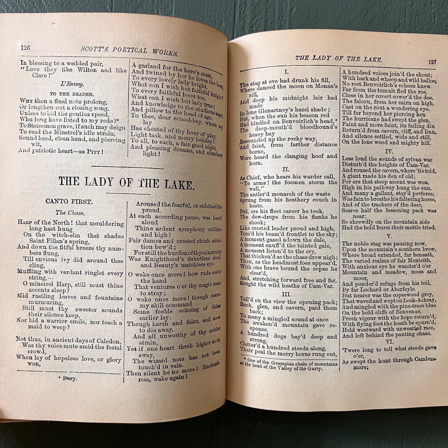 c.1885 - The Poetical Works of Sir Walter Scott