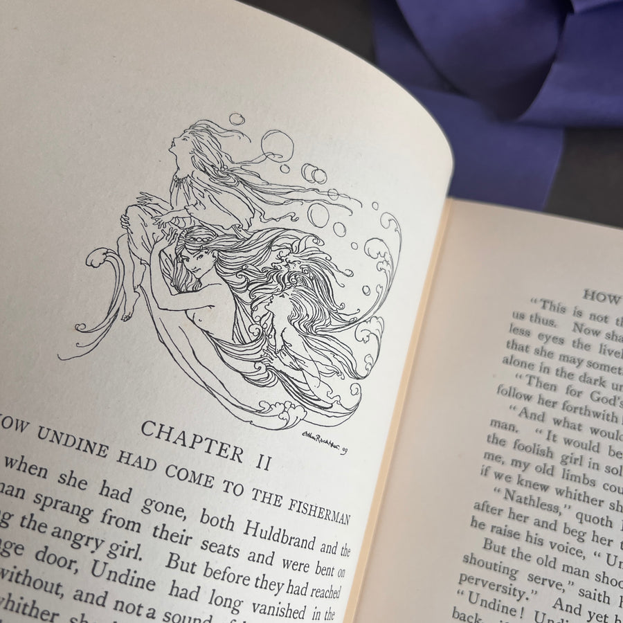 Undine | 1909 First Rackham Edition (Trade) | Illustrated by Arthur Rackham | Rebound in a Fine Leather Binding | Rare