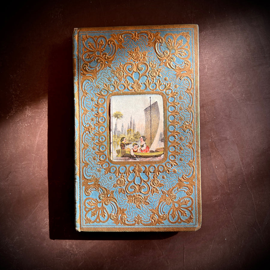 Le Petit Matelot by Césarie Farrenc (1858) – French Cartonnage Romantique Binding by Mame et Cie, Tours