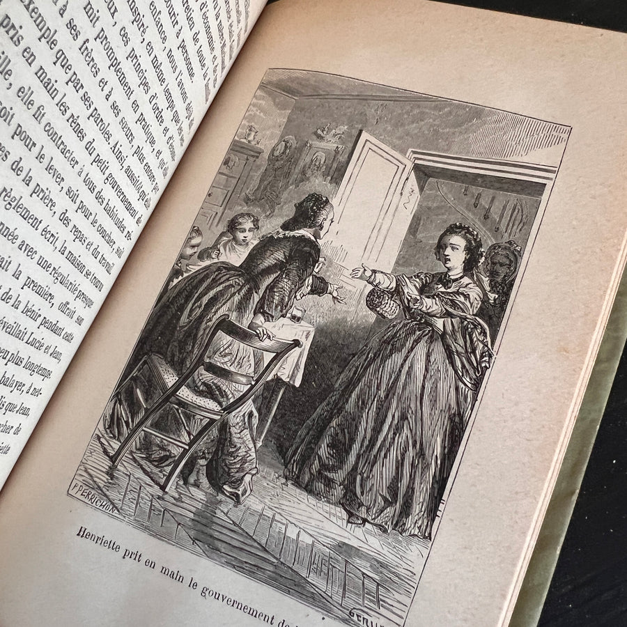 Henriette ou Piété Filiale et Dévouement Fraternel — Bibliothèque de la Jeunesse (1886)