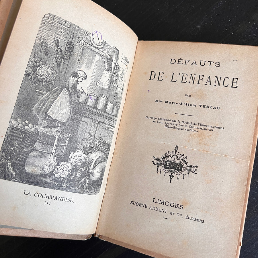 Défauts de l’Enfance — Mme Marie-Félicie Testas (c.1880s)