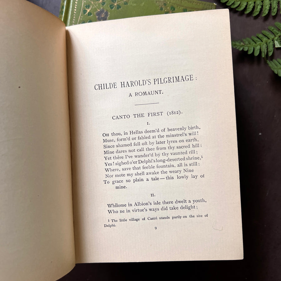 1896 - Lord Byron’s - Childe Harold’s Pilgrimage (Henry Altemus, Publisher)