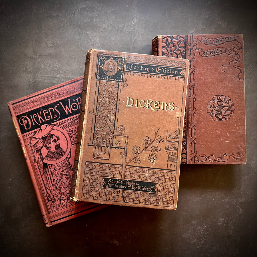 Dickens’ Antique Book Decor