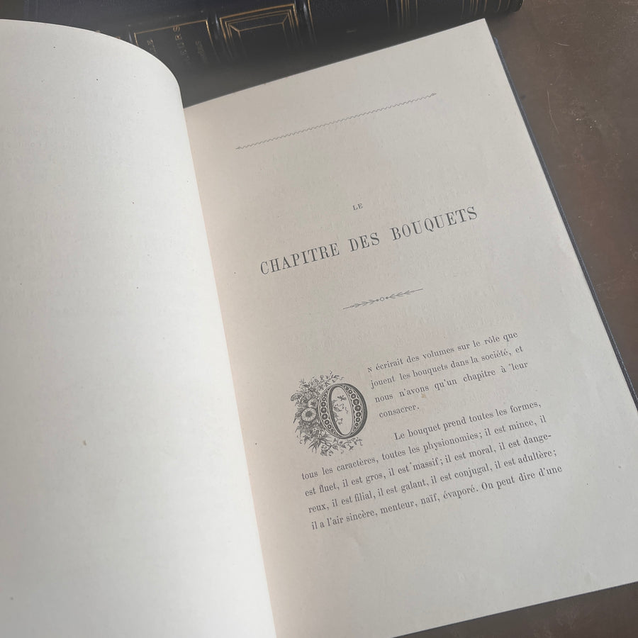 1867 Les Fleurs Animées – Grandville’s Botanical Anthropomorphism Masterpiece l 2-Volumes