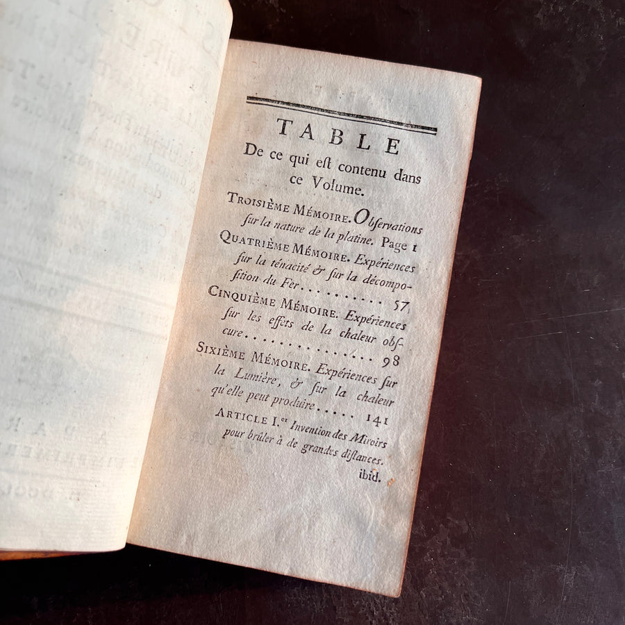 1774 - Secret Compartment/ Antique French Leather Bound Book Safe/ Histoire Naturelle