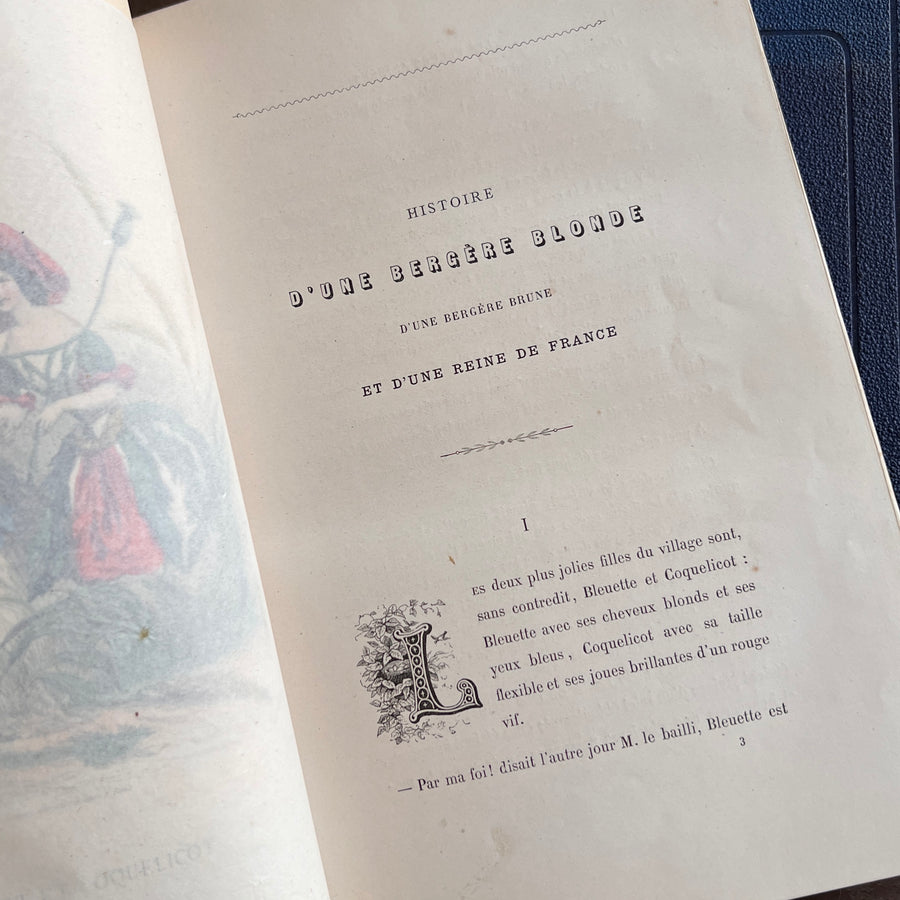 1867 Les Fleurs Animées – Grandville’s Botanical Anthropomorphism Masterpiece l 2-Volumes