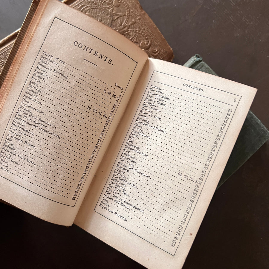 Victorian Miniature Books – 19th-Century Gilt Gift Volumes of Poetry & Sentiment (1840s)