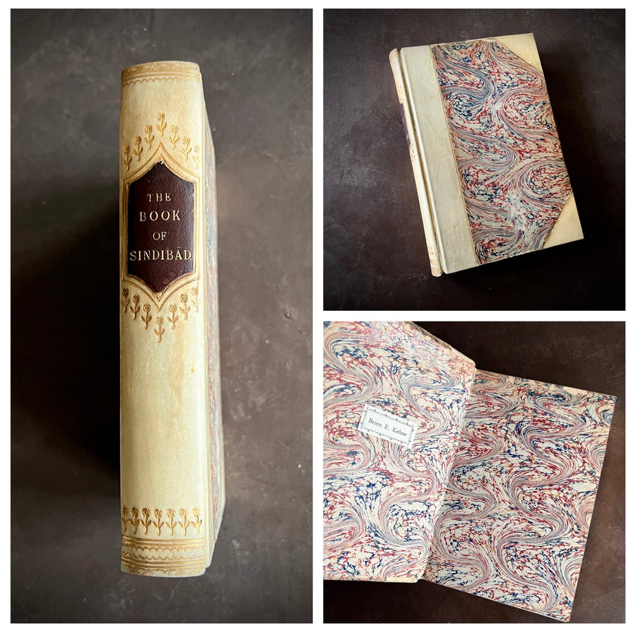 1884 - The Book of Sindibad, or, The Story of the King, His Son, The Damsel, and the Seven Vazir, Private Press, Limited Edition