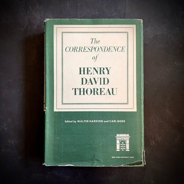 1958 - The Correspondence of Henry David Thoreau, First Edition