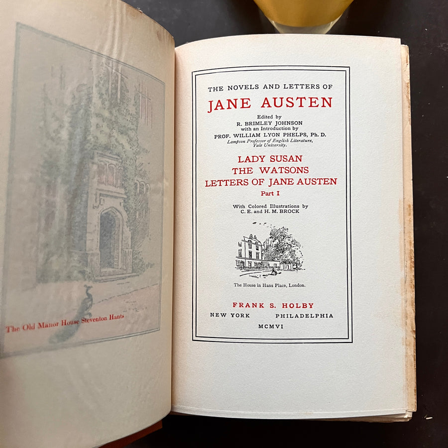 1906 - Lady Susan, The Watsons, Letters of Jane Austen Part I & II; Stoneleigh Edition, Limited Edition