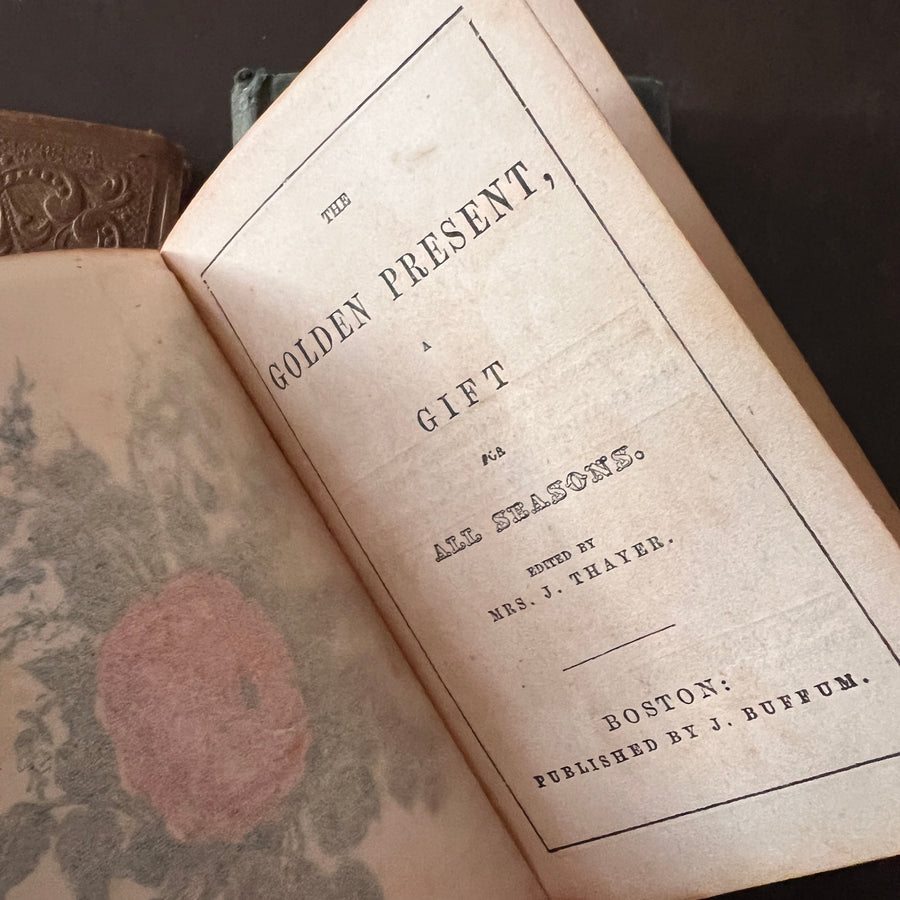 Victorian Miniature Books – 19th-Century Gilt Gift Volumes of Poetry & Sentiment (1840s)