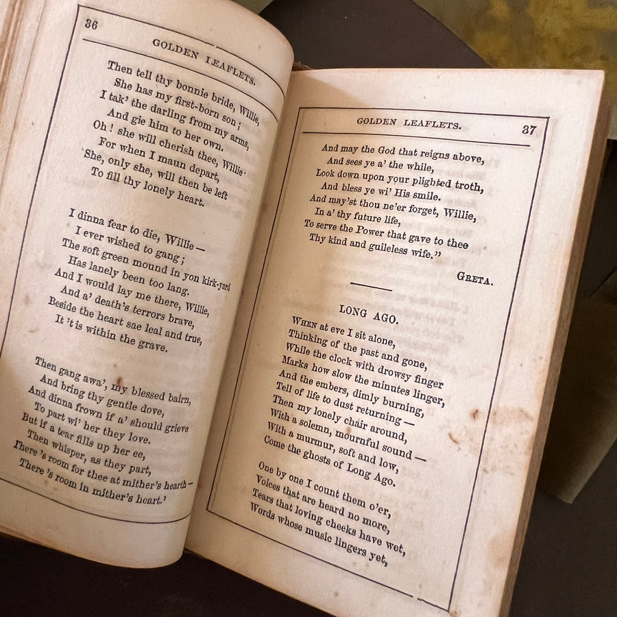 Victorian Miniature Books – 19th-Century Gilt Gift Volumes of Poetry & Sentiment (1840s)