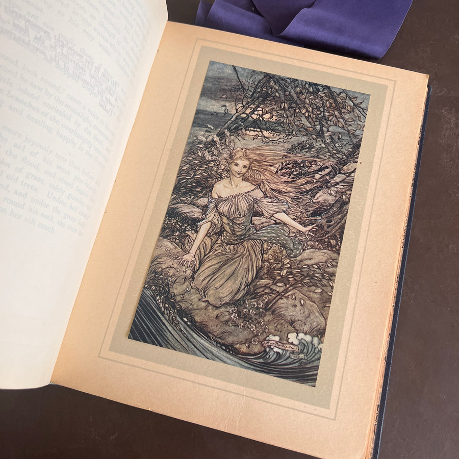 Undine | 1909 First Rackham Edition (Trade) | Illustrated by Arthur Rackham | Rebound in a Fine Leather Binding | Rare
