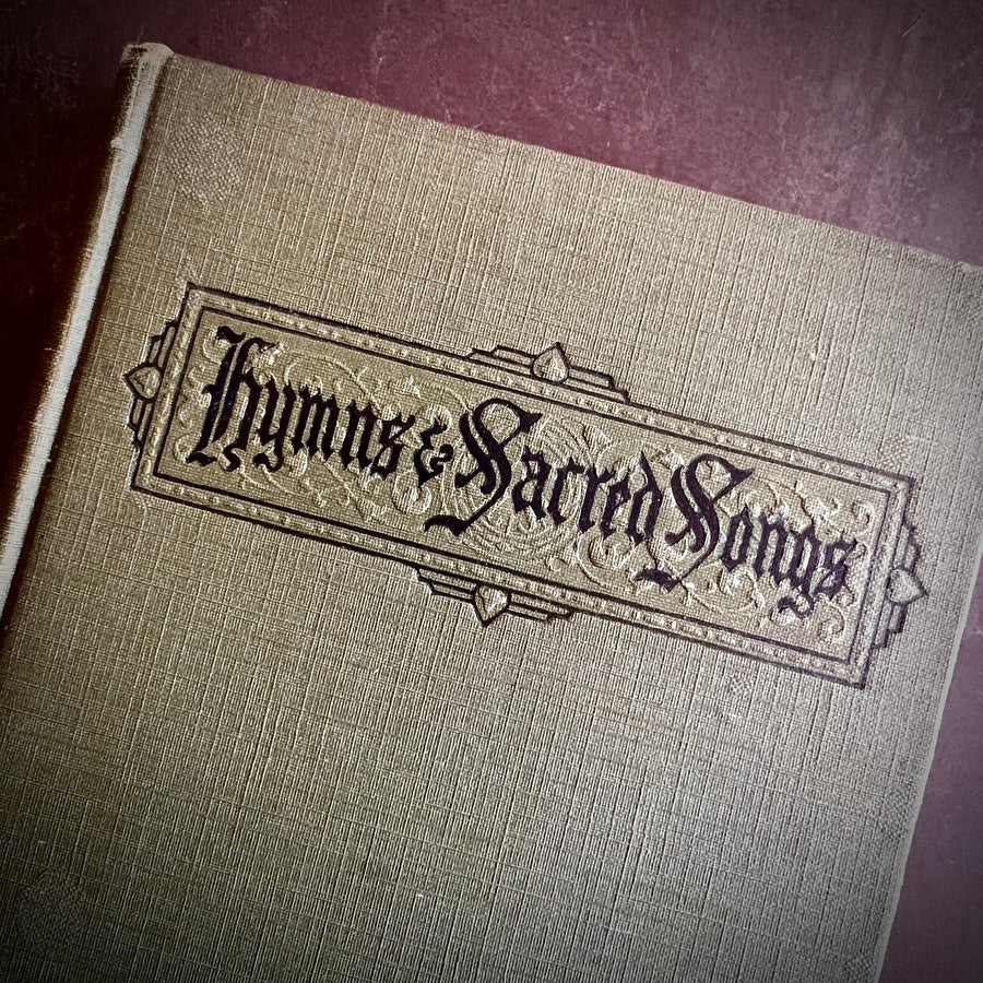 Hymns & Sacred Songs | Antique Hymnal |1918