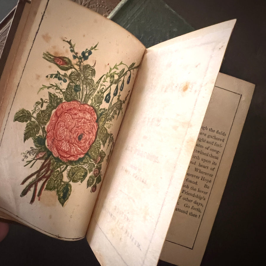 Victorian Miniature Books – 19th-Century Gilt Gift Volumes of Poetry & Sentiment (1840s)