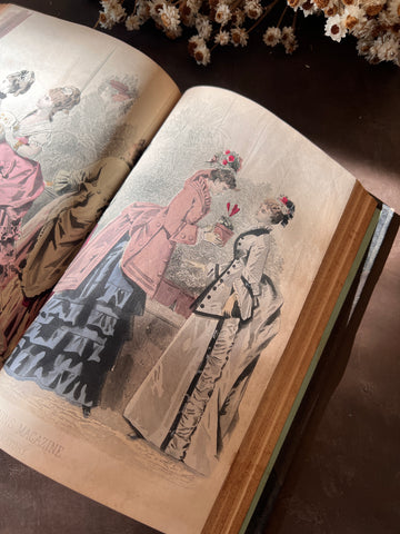 Peterson’s Magazine July–December 1874 | Victorian Women’s Fashion, Needlework & Music | Bound Volume