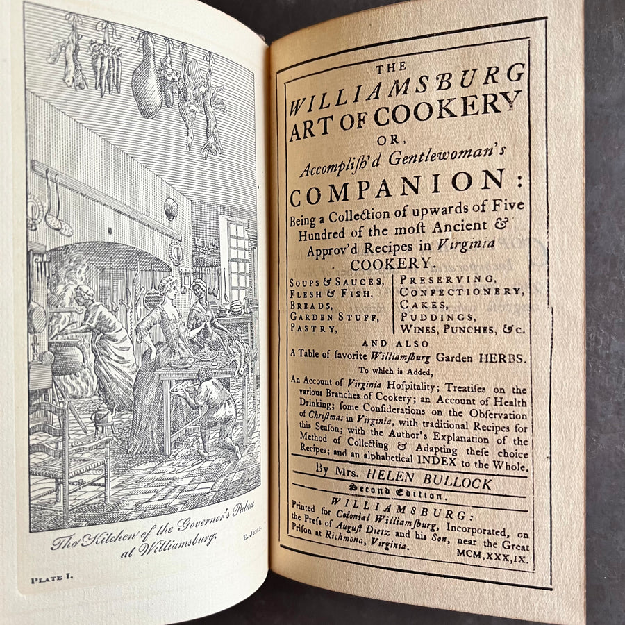 1939 - The Williamsburg Art of Cookery Or Accomplish’d Gentlewoman’s Companion