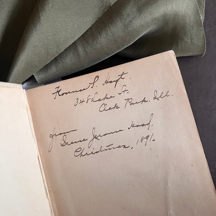 1892 - Henry Drummond’s- Beautiful Thoughts|Hand-painted Illumination & Hoyt Family Provenance