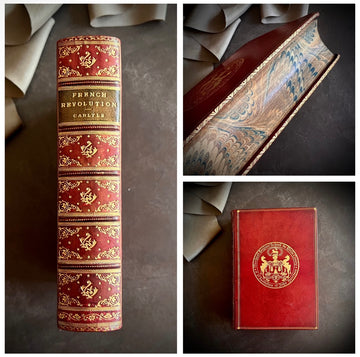 The French Revolution: A History by Thomas Carlyle | Three Volumes in One| 1889