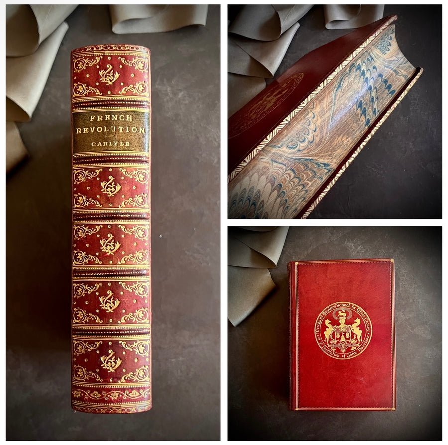 The French Revolution: A History by Thomas Carlyle | Three Volumes in One| 1889