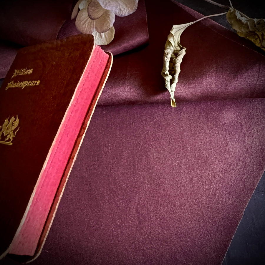 William Shakespeare — Miniature Works (24-Volume Set in Original Box | Leather Bound | c. 1920