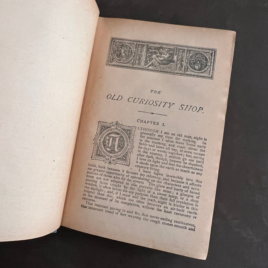 The Old Curiosity Shop — Charles Dickens — Arundel Series Decorative Victorian Edition (c. 1880s–1890s)